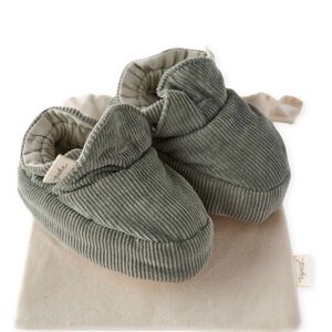 Pehr Designs Sage Corduroy Baby Booties